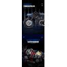 DOUBLE HEIGHT 60517 ĐÊM HARLEY LUTHERAN tỷ lệ 1:8 bộ đồ chơi xếp lắp ráp ghép mô hình Technic NIGHT LUTHER Kỹ Thuật Công Nghệ Cao Mô Hình Phương Tiện 623 khối