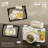 WEILE CREATION 2163 VŨ TRỤ CƠ HỌC LÀN SÓNG ÁNH TRĂNG TRẮNG RETRO bộ đồ chơi xếp lắp ráp ghép mô hình 508 khối