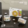 WEILE CREATION 2163 VŨ TRỤ CƠ HỌC LÀN SÓNG ÁNH TRĂNG TRẮNG RETRO bộ đồ chơi xếp lắp ráp ghép mô hình 508 khối
