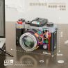 WEILE CREATION 2164 VŨ TRỤ CƠ HỌC LÀN SÓNG CỔ ĐIỂN MÀU ĐEN bộ đồ chơi xếp lắp ráp ghép mô hình 556 khối