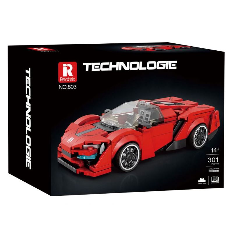 REOBRIX 803 non Lego LYKAN bộ đồ chơi xếp lắp ráp ghép mô hình Speed Champions Racing Cars Đua Xe Công Thức 301 khối