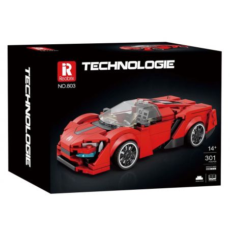 REOBRIX 803 LYKAN bộ đồ chơi xếp lắp ráp ghép mô hình Speed Champions Racing Cars Đua Xe Công Thức 301 khối
