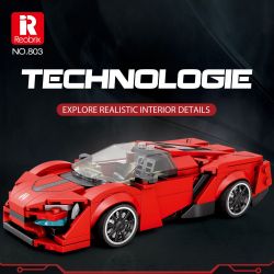 REOBRIX 803 LYKAN bộ đồ chơi xếp lắp ráp ghép mô hình Speed Champions Racing Cars Đua Xe Công Thức 301 khối