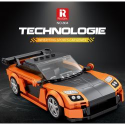 REOBRIX 804 MAZDA RX-7 bộ đồ chơi xếp lắp ráp ghép mô hình Speed Champions Racing Cars Đua Xe Công Thức 367 khối