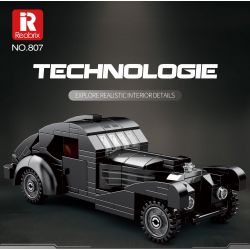 REOBRIX 807 BUGATTI ĐẠI TÂY DƯƠNG bộ đồ chơi xếp lắp ráp ghép mô hình Speed Champions Racing Cars BUGATTI ATLANTIC Đua Xe Công Thức 278 khối