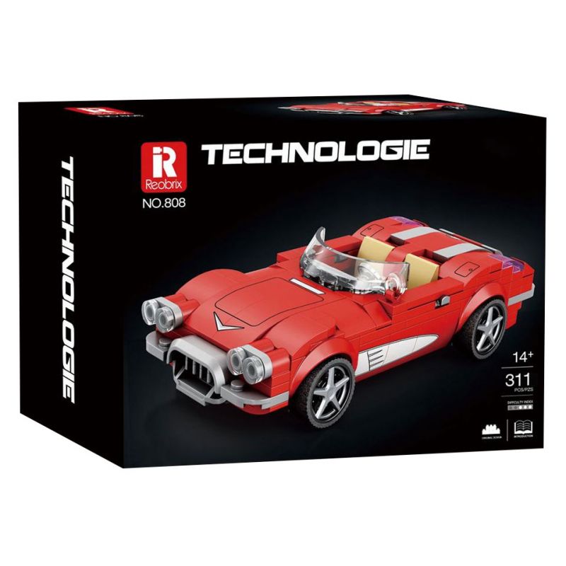 REOBRIX 808 non Lego TÀU HỘ TỐNG C1 bộ đồ chơi xếp lắp ráp ghép mô hình Speed Champions Racing Cars Đua Xe Công Thức 311 khối