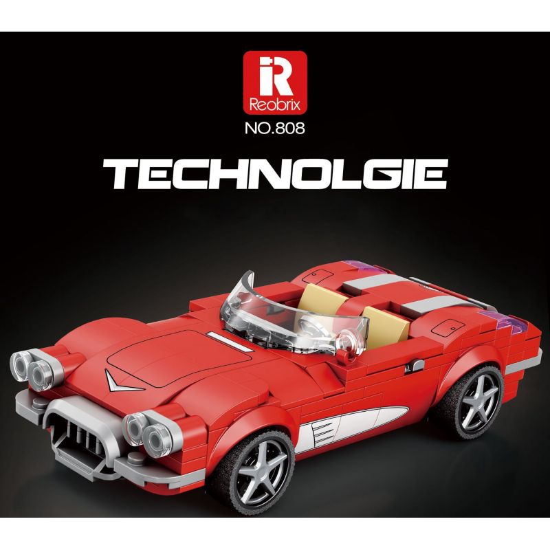 REOBRIX 808 TÀU HỘ TỐNG C1 bộ đồ chơi xếp lắp ráp ghép mô hình Speed Champions Racing Cars Đua Xe Công Thức 311 khối