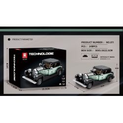 REOBRIX 811 XE CỔ BENTLEY 8 LÍT bộ đồ chơi xếp lắp ráp ghép mô hình Speed Champions Racing Cars BENTLEY 8 LITRE Đua Xe Công Thức 249 khối