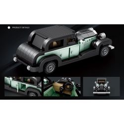 REOBRIX 811 XE CỔ BENTLEY 8 LÍT bộ đồ chơi xếp lắp ráp ghép mô hình Speed Champions Racing Cars BENTLEY 8 LITRE Đua Xe Công Thức 249 khối