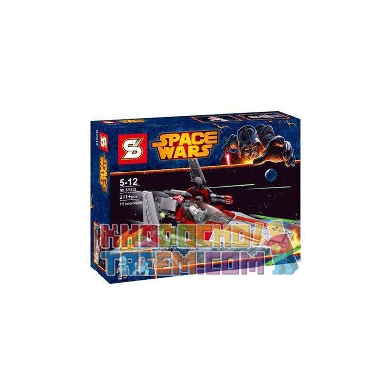 NOT Lego V-WING STARFIGHTER 75039 SHENG YUAN SY SY312 xếp lắp ráp ghép mô hình PHI THUYỀN V-WING STARFIGHTER CÁNH CHỮ Star Wars Chiến Tranh Giữa Các Vì Sao 201 khối