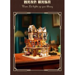 JIESTAR 57016 THƯ VIỆN CHÂU THỜI TRUNG CỔ bộ đồ chơi xếp lắp ráp ghép mô hình Creator LIBRARY EUROPEAN Sáng Tạo 3294 khối