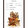 JIESTAR 57016 THƯ VIỆN CHÂU THỜI TRUNG CỔ bộ đồ chơi xếp lắp ráp ghép mô hình Creator LIBRARY EUROPEAN Sáng Tạo 3294 khối