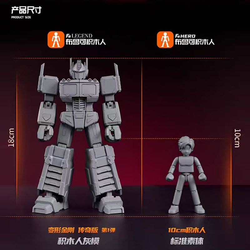 BLOKEES 71156 TRANSFORMERS PHIÊN BẢN HUYỀN THOẠI G1 OPTIMUS PRIME bộ đồ chơi xếp lắp ráp ghép mô hình Movie & Game Phim Và Trò Chơi