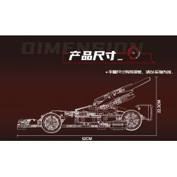 LEIBAO 8392 CÔNG NGHỆ ĐUA XE THỨC ĐỎ bộ đồ chơi xếp lắp ráp ghép mô hình Technic Kỹ Thuật Công Nghệ Cao Mô Hình Phương Tiện 1144 khối