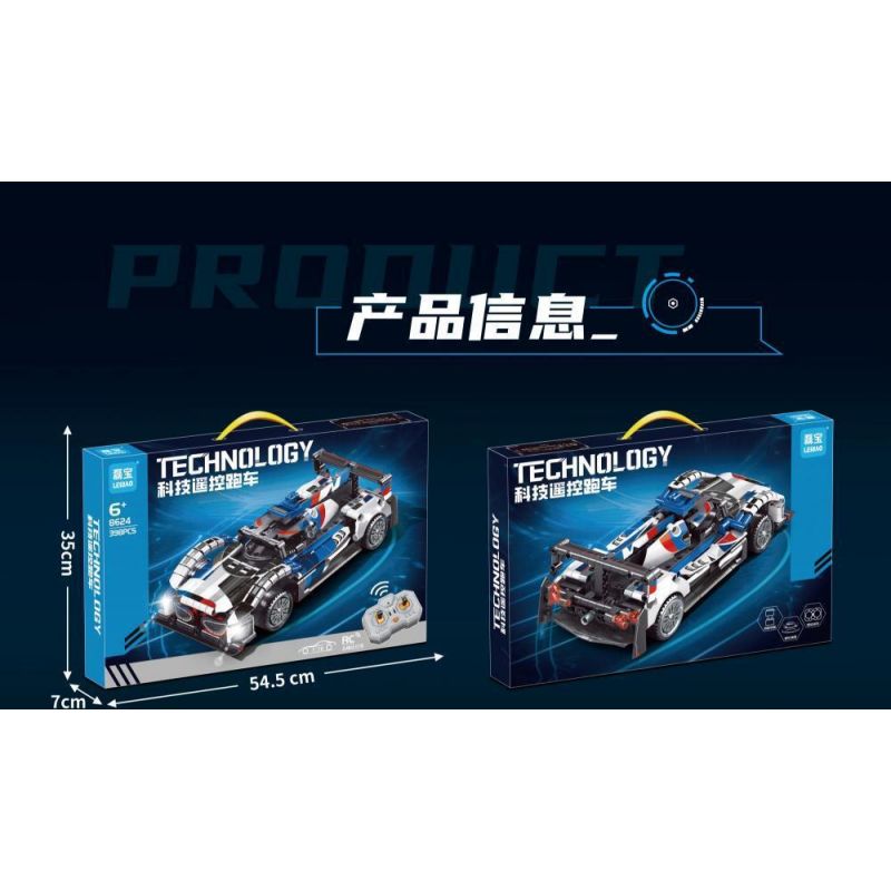 LEIBAO 8624 2.4G 1:18-PHIÊN BẢN Ô TÔ ĐIỀU KHIỂN CÔNG NGHỆ TỪ XA tỷ lệ 1:18 bộ đồ chơi xếp lắp ráp ghép mô hình Technic Kỹ Thuật Công Nghệ Cao Mô Hình Phương Tiện 398 khối