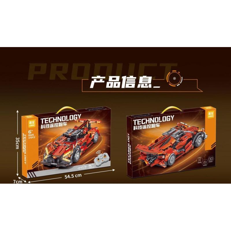 LEIBAO 8626 2.4G 1:18-PHIÊN BẢN Ô TÔ ĐIỀU KHIỂN CÔNG NGHỆ TỪ XA tỷ lệ 1:18 bộ đồ chơi xếp lắp ráp ghép mô hình Technic Kỹ Thuật Công Nghệ Cao Mô Hình Phương Tiện 375 khối