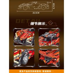 LEIBAO 8626 2.4G 1:18-PHIÊN BẢN Ô TÔ ĐIỀU KHIỂN CÔNG NGHỆ TỪ XA tỷ lệ 1:18 bộ đồ chơi xếp lắp ráp ghép mô hình Technic Kỹ Thuật Công Nghệ Cao Mô Hình Phương Tiện 375 khối