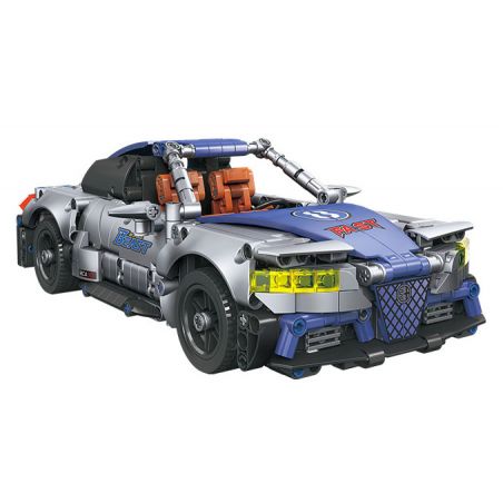 JIESTAR 58119 XE KÉO LÙI MCA 001 bộ đồ chơi xếp lắp ráp ghép mô hình Technic Kỹ Thuật Công Nghệ Cao Mô Hình Phương Tiện 718 khối