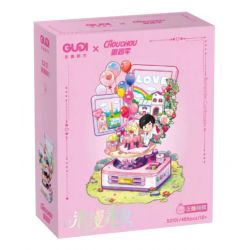 GUDI 52101 BẠN CÙNG LỚP CHU LỜI TỎ TÌNH LÃNG MẠN bộ đồ chơi xếp lắp ráp ghép mô hình CHOUCHOU 485 khối