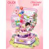 GUDI 52101 BẠN CÙNG LỚP CHU LỜI TỎ TÌNH LÃNG MẠN bộ đồ chơi xếp lắp ráp ghép mô hình CHOUCHOU 485 khối