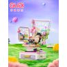 GUDI 52101 BẠN CÙNG LỚP CHU LỜI TỎ TÌNH LÃNG MẠN bộ đồ chơi xếp lắp ráp ghép mô hình CHOUCHOU 485 khối
