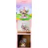 GUDI 52101 BẠN CÙNG LỚP CHU LỜI TỎ TÌNH LÃNG MẠN bộ đồ chơi xếp lắp ráp ghép mô hình CHOUCHOU 485 khối