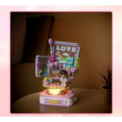 GUDI 52101 BẠN CÙNG LỚP CHU LỜI TỎ TÌNH LÃNG MẠN bộ đồ chơi xếp lắp ráp ghép mô hình CHOUCHOU 485 khối