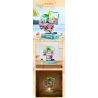 GUDI 52102 BẠN CÙNG LỚP CHU DẠO QUANH BỜ BIỂN bộ đồ chơi xếp lắp ráp ghép mô hình CHOUCHOU 478 khối