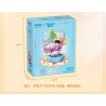 GUDI 52102 BẠN CÙNG LỚP CHU DẠO QUANH BỜ BIỂN bộ đồ chơi xếp lắp ráp ghép mô hình CHOUCHOU 478 khối