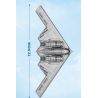 REOBRIX 33038 MÁY BAY NÉM BOM B2 bộ đồ chơi xếp lắp ráp ghép mô hình Military Army B2 BOMBER Quân Sự Bộ Đội 2063 khối