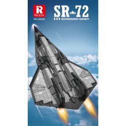 JMBRICKLAYER 60012 REOBRIX 33039 MÁY BAY TRINH SÁT SR-72 bộ đồ chơi xếp lắp ráp ghép mô hình Military Army SR-72 RECONNAISSANCE AIRCRAFT Quân Sự Bộ Đội 2071 khối