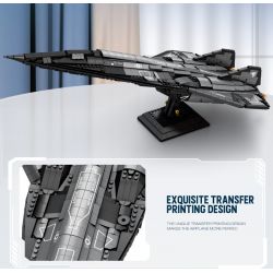 JMBRICKLAYER 60012 REOBRIX 33039 MÁY BAY TRINH SÁT SR-72 bộ đồ chơi xếp lắp ráp ghép mô hình Military Army SR-72 RECONNAISSANCE AIRCRAFT Quân Sự Bộ Đội 2071 khối