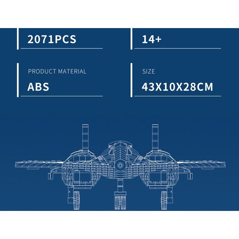 JMBRICKLAYER 60012 REOBRIX 33039 MÁY BAY TRINH SÁT SR-72 bộ đồ chơi xếp lắp ráp ghép mô hình Military Army SR-72 RECONNAISSANCE AIRCRAFT Quân Sự Bộ Đội 2071 khối
