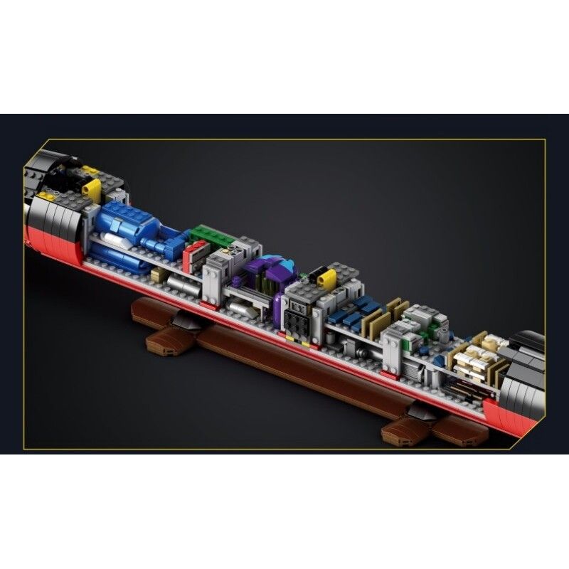 JMBRICKLAYER 61518 REOBRIX 33049 TÀU NGẦM TẤN CÔNG HẠT NHÂN LỚP LOS ANGELES tỷ lệ 1:125 bộ đồ chơi xếp lắp ráp ghép mô hình Military Army LOS ANGELES-CLASS SSN 1:125 Quân Sự Bộ Đội 2988 khối