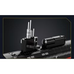 JMBRICKLAYER 61518 REOBRIX 33049 TÀU NGẦM TẤN CÔNG HẠT NHÂN LỚP LOS ANGELES tỷ lệ 1:125 bộ đồ chơi xếp lắp ráp ghép mô hình Military Army LOS ANGELES-CLASS SSN 1:125 Quân Sự Bộ Đội 2988 khối