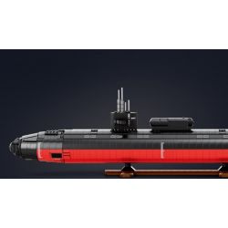 JMBRICKLAYER 61518 REOBRIX 33049 TÀU NGẦM TẤN CÔNG HẠT NHÂN LỚP LOS ANGELES tỷ lệ 1:125 bộ đồ chơi xếp lắp ráp ghép mô hình Military Army LOS ANGELES-CLASS SSN 1:125 Quân Sự Bộ Đội 2988 khối