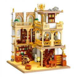 JIESTAR 57015 JMBRICKLAYER 30126 HIỆU SÁCH CHÂU bộ đồ chơi xếp lắp ráp ghép mô hình Creator EUROPEANIZING ARCHITECTURE BOOKSTORE Sáng Tạo 3028 khối
