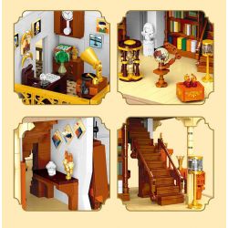 JIESTAR 57015 JMBRICKLAYER 30126 HIỆU SÁCH CHÂU bộ đồ chơi xếp lắp ráp ghép mô hình Creator EUROPEANIZING ARCHITECTURE BOOKSTORE Sáng Tạo 3028 khối