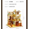 JIESTAR 57015 JMBRICKLAYER 30126 HIỆU SÁCH CHÂU bộ đồ chơi xếp lắp ráp ghép mô hình Creator EUROPEANIZING ARCHITECTURE BOOKSTORE Sáng Tạo 3028 khối