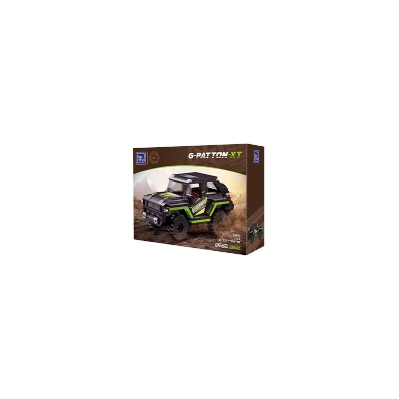 PANTASY 86702 THANH KIẾM CỦA GEORGE PATTON XT 1:24 tỷ lệ 1:24 bộ đồ chơi xếp lắp ráp ghép mô hình Racers G-PATTON XT Đua Tốc Độ 323 khối