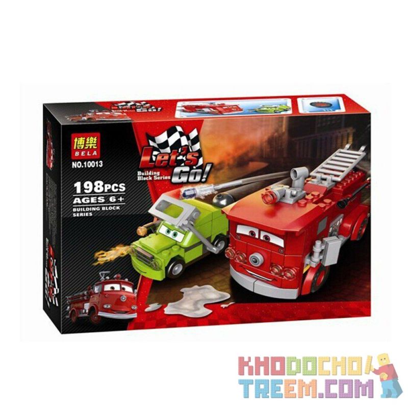 NOT Lego ULTIMATE RACE SET 9484 Bela 10013 Lari 10013 xếp lắp ráp ghép mô hình CỨU NẠN NƯỚC CỦA RED HỘ Cars Vương Quốc Xe Hơi 199 khối