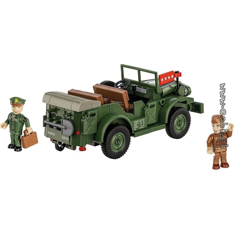 COBI 3111 XE CHỈ HUY DODGE WC-56 1:35 tỷ lệ 1:35 bộ đồ chơi xếp lắp ráp ghép mô hình Military Army DODGE WC-56 COMMAND CAR Quân Sự Bộ Đội 208 khối