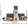 COBI 2299 NHÀ THỜ bộ đồ chơi xếp lắp ráp ghép mô hình Military Army SAINTE-MÈRE-ÉGLISE-CHURCH Quân Sự Bộ Đội 2280 khối
