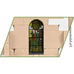 COBI 2299 NHÀ THỜ bộ đồ chơi xếp lắp ráp ghép mô hình Military Army SAINTE-MÈRE-ÉGLISE-CHURCH Quân Sự Bộ Đội 2280 khối