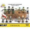 COBI 2054 D-NGÀY 06.06.1944 bộ đồ chơi xếp lắp ráp ghép mô hình Military Army Quân Sự Bộ Đội 34 khối