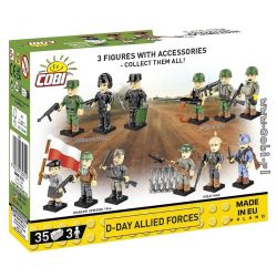 COBI 2055 LỰC LƯỢNG ĐỒNG MINH D-DAY bộ đồ chơi xếp lắp ráp ghép mô hình Military Army Quân Sự Bộ Đội 35 khối