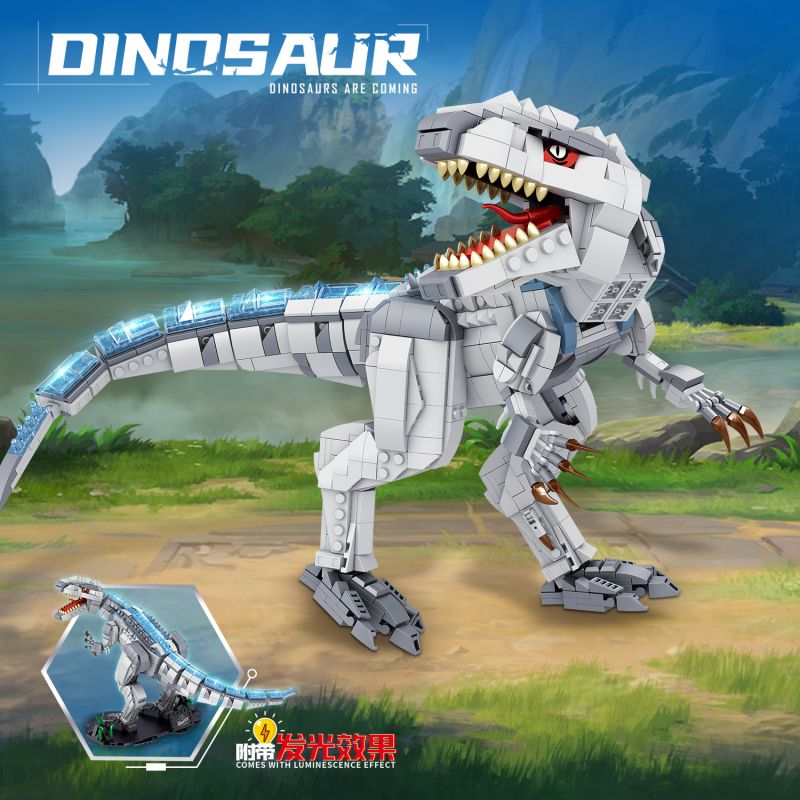ZHEGAO 931001 INDOMINUS RAPTOR bộ đồ chơi xếp lắp ráp ghép mô hình 1176 khối