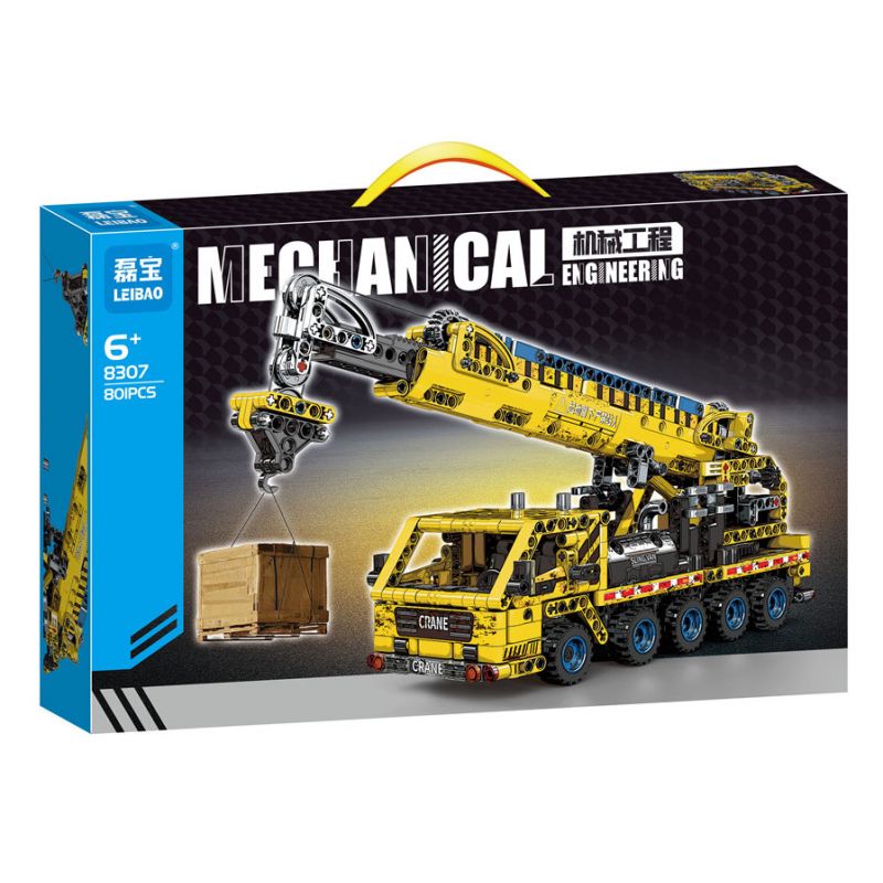 LEIBAO 8307 non CẦN CẨU BÁNH LỐP bộ đồ chơi xếp lắp ráp ghép mô hình Kỹ Thuật Công Nghệ Cao Mô Hình Phương Tiện 801 khối LEIBAO 8307 non CẦN CẨU BÁNH LỐP bộ đồ chơi xếp lắp ráp ghép mô hình Kỹ Thuật Công Nghệ Cao Mô Hình Phương Tiện 801 khối