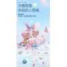 SEMBO 611106 MÁY ẢNH CỔ ĐIỂN HOA VÀ BƯỚM bộ đồ chơi xếp lắp ráp ghép mô hình FALL IN FLOWERS 1109 khối