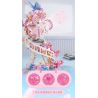SEMBO 611106 MÁY ẢNH CỔ ĐIỂN HOA VÀ BƯỚM bộ đồ chơi xếp lắp ráp ghép mô hình FALL IN FLOWERS 1109 khối